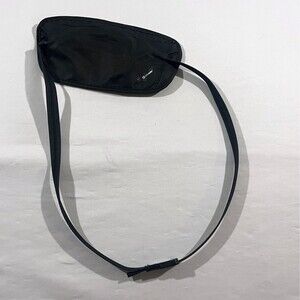 Pacsafe Coversafe Black V100 RFID Blocking Waist Wallet Small Black Fanny Pack